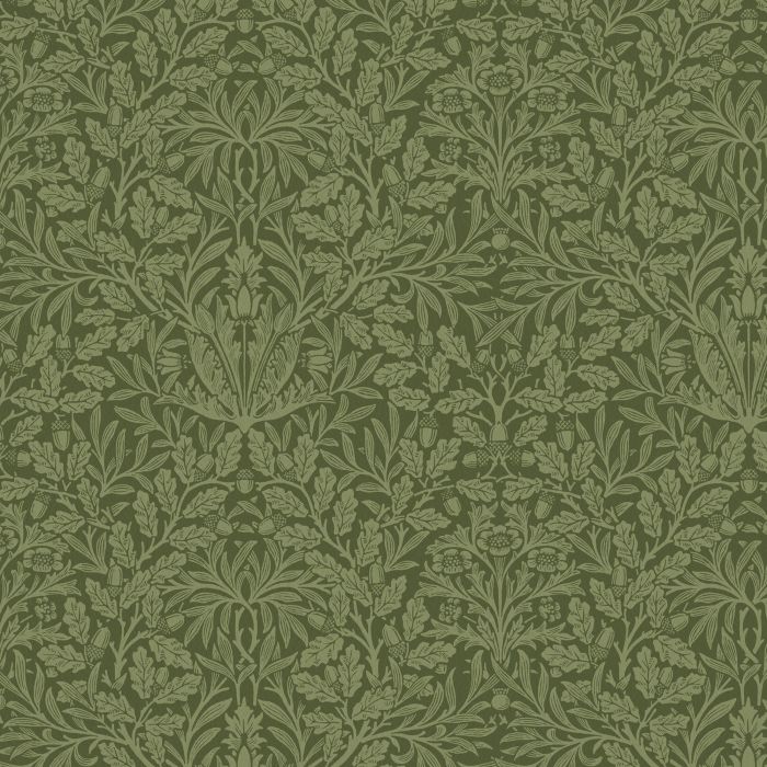 ACORN VELVET — Moss (The Forager Vol 1) William Morris At Home ACORN VELVET, kleur Moss, The Forager Vol 1
