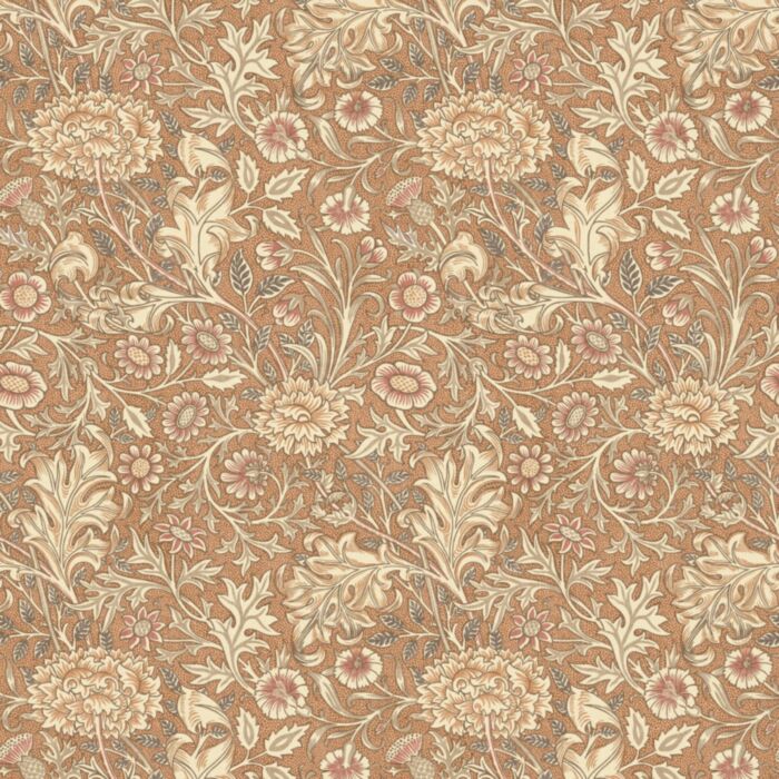 William Morris At Home DOUBLE BOUGH, kleur Terracotta, Flora & Foliage