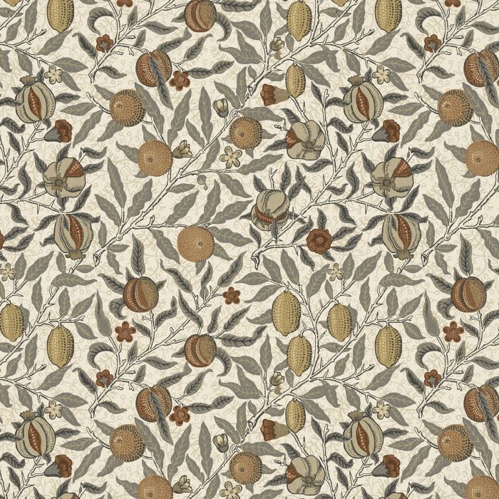 FRUIT — Flax (The Forager Vol 1) William Morris At Home FRUIT, kleur Flax, The Forager Vol 1