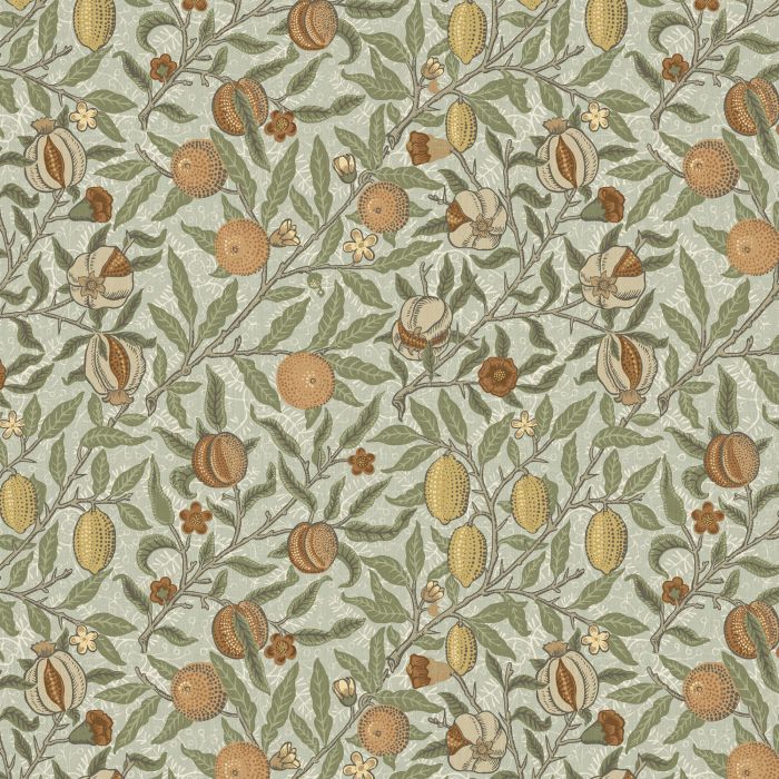 FRUIT — Lichen (The Forager Vol 1) William Morris At Home FRUIT, kleur Lichen, The Forager Vol 1
