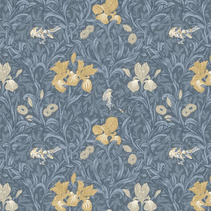 IRIS — River (The Forager Vol 1) William Morris At Home IRIS, kleur River, The Forager Vol 1