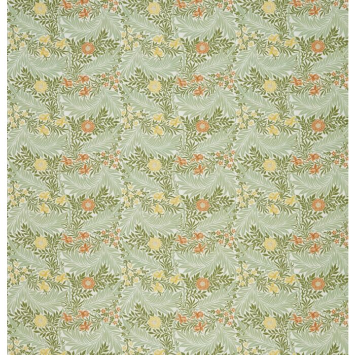 LARKSPUR — Nettle (Kelmscott Gardens Vol 1) William Morris At Home LARKSPUR, kleur Nettle, Kelmscott Gardens Vol 1