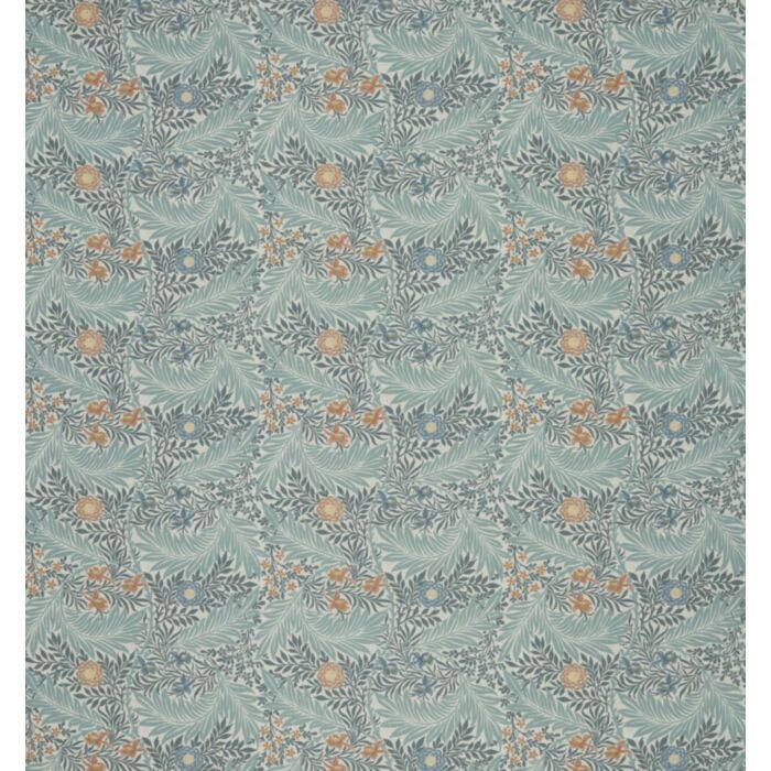 LARKSPUR — Woad (Kelmscott Gardens Vol 1) William Morris At Home LARKSPUR, kleur Woad, Kelmscott Gardens Vol 1