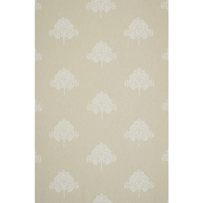 MARIGOLD TREE EMBROIDERY — Chalk (Kelmscott Gardens Vol 1) William Morris At Home MARIGOLD TREE EMBROIDERY, kleur Chalk, Kelmscott Gardens Vol 1