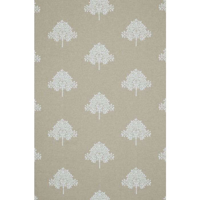 MARIGOLD TREE EMBROIDERY — Linen (Kelmscott Gardens Vol 1) William Morris At Home MARIGOLD TREE EMBROIDERY, kleur Linen, Kelmscott Gardens Vol 1