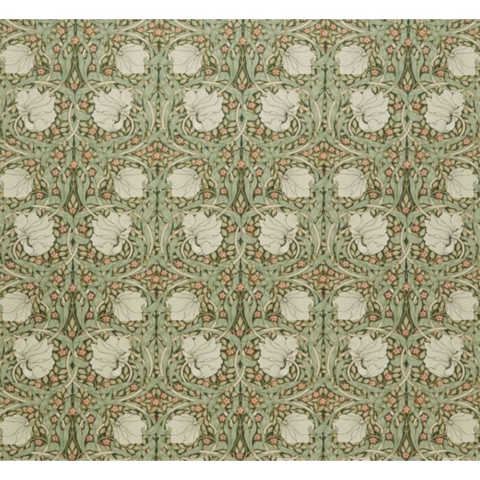 PIMPERNEL VELVET — Nettle (Kelmscott Gardens Vol 1) William Morris At Home PIMPERNEL VELVET, kleur Nettle, Kelmscott Gardens Vol 1