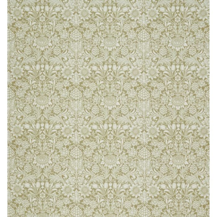 SUNFLOWER — Ochre (Kelmscott Gardens Vol 1) William Morris At Home SUNFLOWER, kleur Ochre, Kelmscott Gardens Vol 1