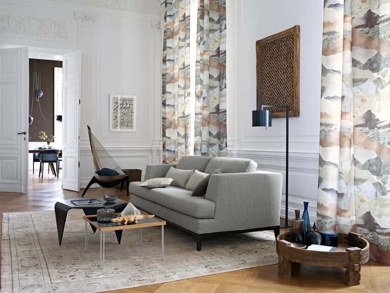 Zimmer + Rohde Infinity Linen Look toegepast in een interieur