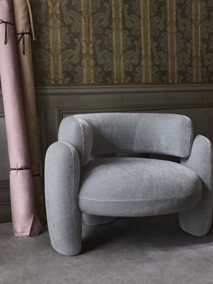Zimmer + Rohde Splendid Mohair toegepast in een interieur