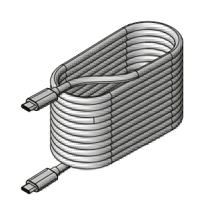 Technische tekening van JAB SLIDE BLISS USB-C laadkabel PH3452-000 Technische tekening van JAB SLIDE BLISS USB-C laadkabel PH3452-000.