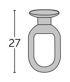 Technische tekening van JAB SLIDE glijder koord elektrisch PH7530.