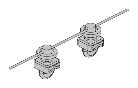 Technische tekening van JAB SLIDE glijderketting koord elektrisch PH7535 Technische tekening van JAB SLIDE glijderketting koord elektrisch PH7535.