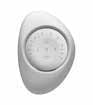 PowerView Pebble-huls Snow met witte Remote PowerView Pebble-huls Snow (PH7601-090), afgebeeld met een witte Remote.