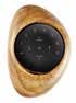 PowerView Pebble-huls Walnut met zwarte Remote PowerView Pebble-huls Walnut (PH7601-120), afgebeeld met een zwarte Remote.