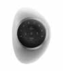 PowerView Pebble-huls Clear Frost met zwarte Remote PowerView Pebble-huls Clear Frost (PH7601-190), afgebeeld met een zwarte Remote.
