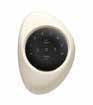 PowerView Pebble-huls Ecru met zwarte Remote PowerView Pebble-huls Ecru (PH7601-270), afgebeeld met een zwarte Remote.