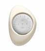 PowerView Pebble-huls Ecru met witte Remote PowerView Pebble-huls Ecru (PH7601-270), afgebeeld met een witte Remote.