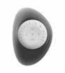 PowerView Pebble-huls Stone Frost met witte Remote PowerView Pebble-huls Stone Frost (PH7601-290), afgebeeld met een witte Remote.