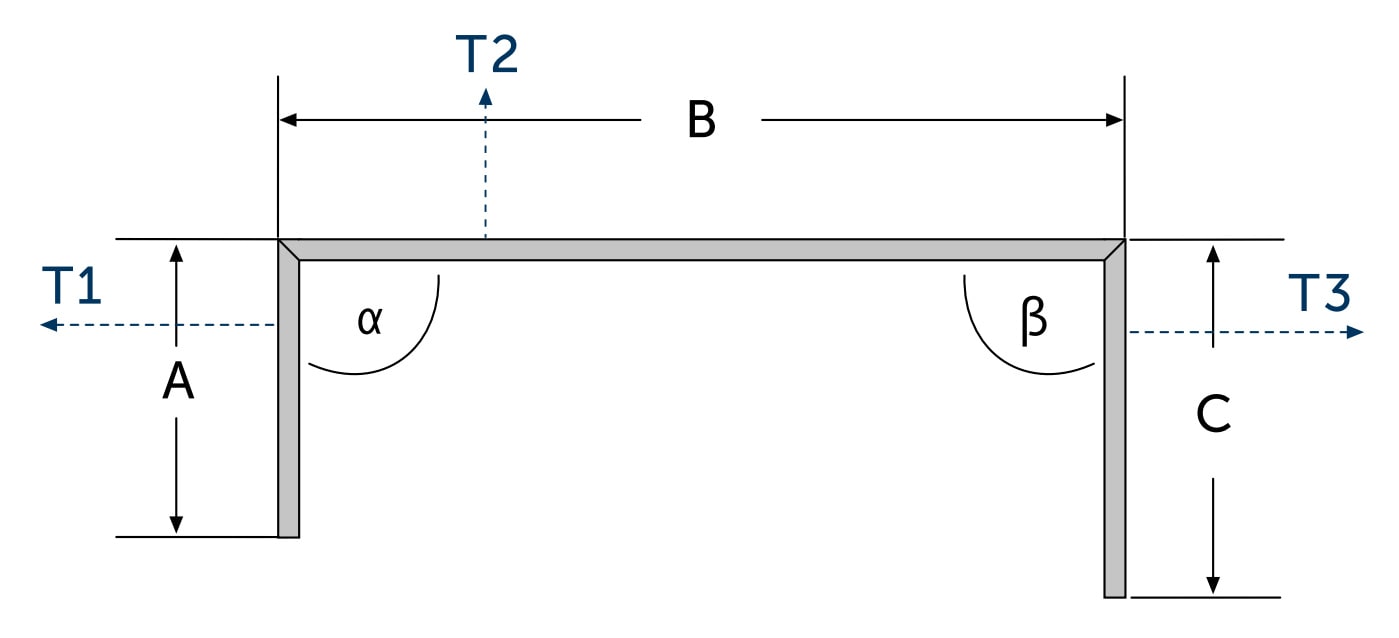 Technische tekening van JAB SLIDE verstek hoekverbinding tweezijdig maatvoering Technische tekening van JAB SLIDE verstek hoekverbinding tweezijdig maatvoering.