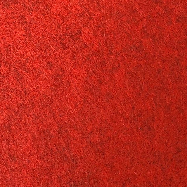 Hollandfelt wolvilt – kleur G-484 orientrood gemeleerd Kleurstaal Hollandfelt wolvilt G-484 orientrood gemeleerd