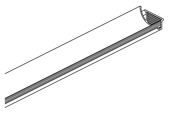 Forest DS rail, gedeelde producttekening Forest DS rail, gedeelde producttekening.