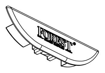 Forest Ds-xl eindkap, producttekening Forest Ds-xl eindkap, producttekening.