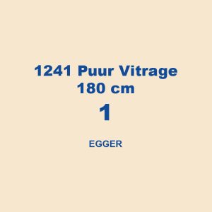 1241 Puur Vitrage 180 Cm 1 Egger 01