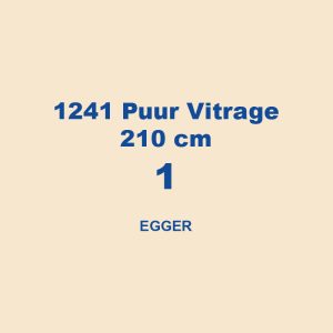 1241 Puur Vitrage 210 Cm 1 Egger 01