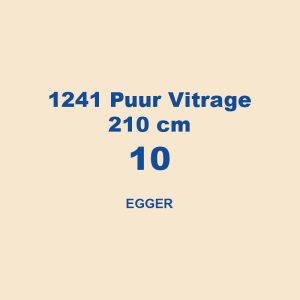 1241 Puur Vitrage 210 Cm 10 Egger 01