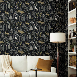 Rifle Paper Co. Wallpaper MENAGERIE RP7302 inspiratie bij behang winkel TULAY Behang Rotterdam
