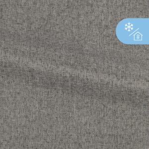 Cachet SHADORA FR 225539 ROCK Cachet Curtain Fabric Rotterdam