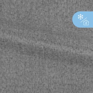 Cachet SHADORA FR 225540 STEEL Cachet Curtain Fabric Rotterdam