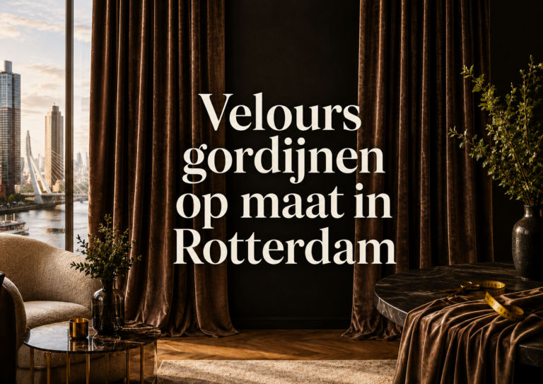 Velours gordijnen op maat in Rotterdam