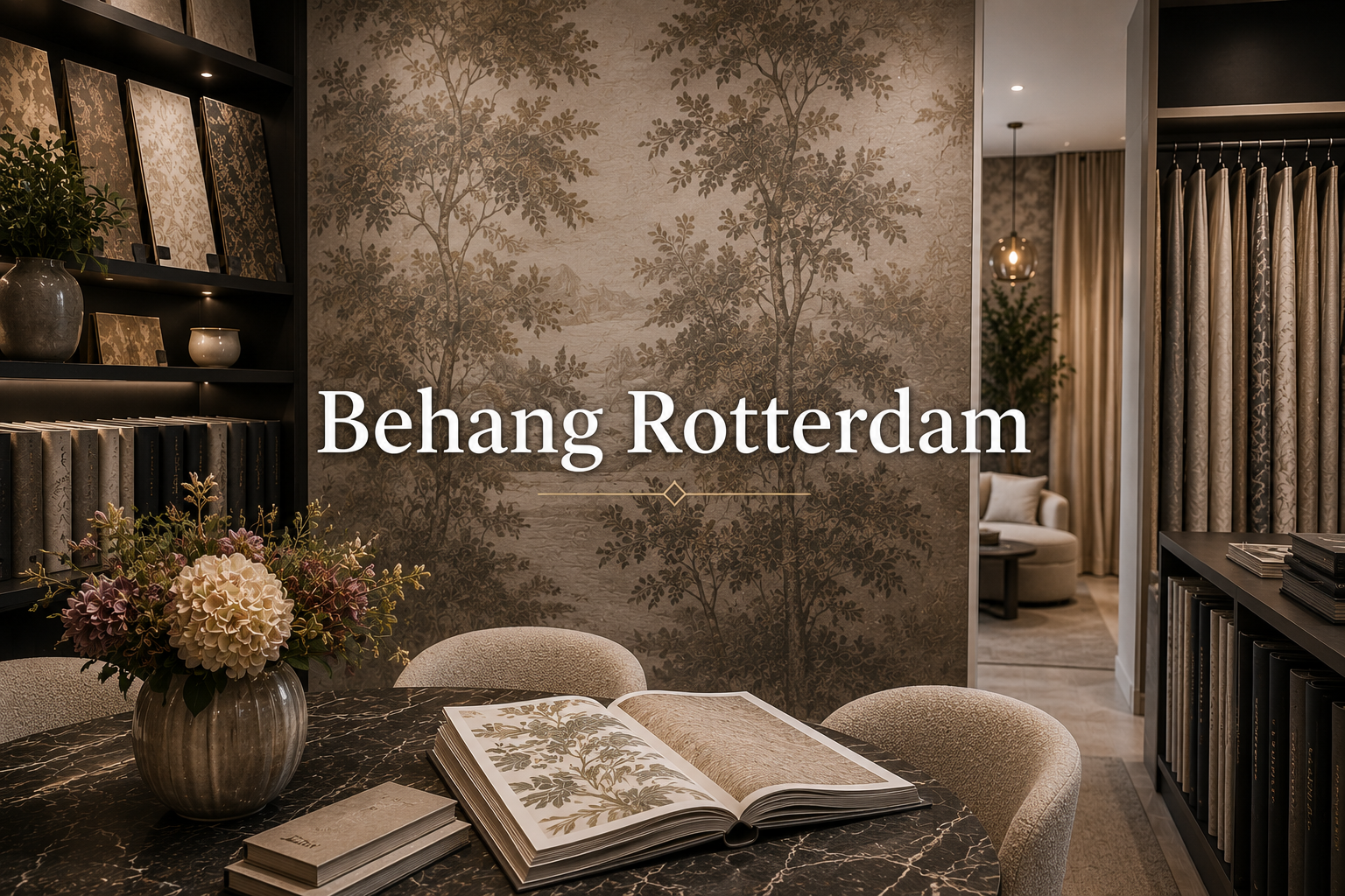 Behangboeken en luxe wandbekleding in een stijlvol interieur – Behang Rotterdam