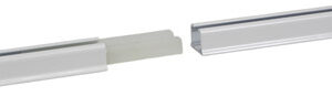 KS RAILVERBINDER KUNSTSTOF Gordijnrails Verbinder Wit voor KS Gordijnrails KS Klick System 1018400000