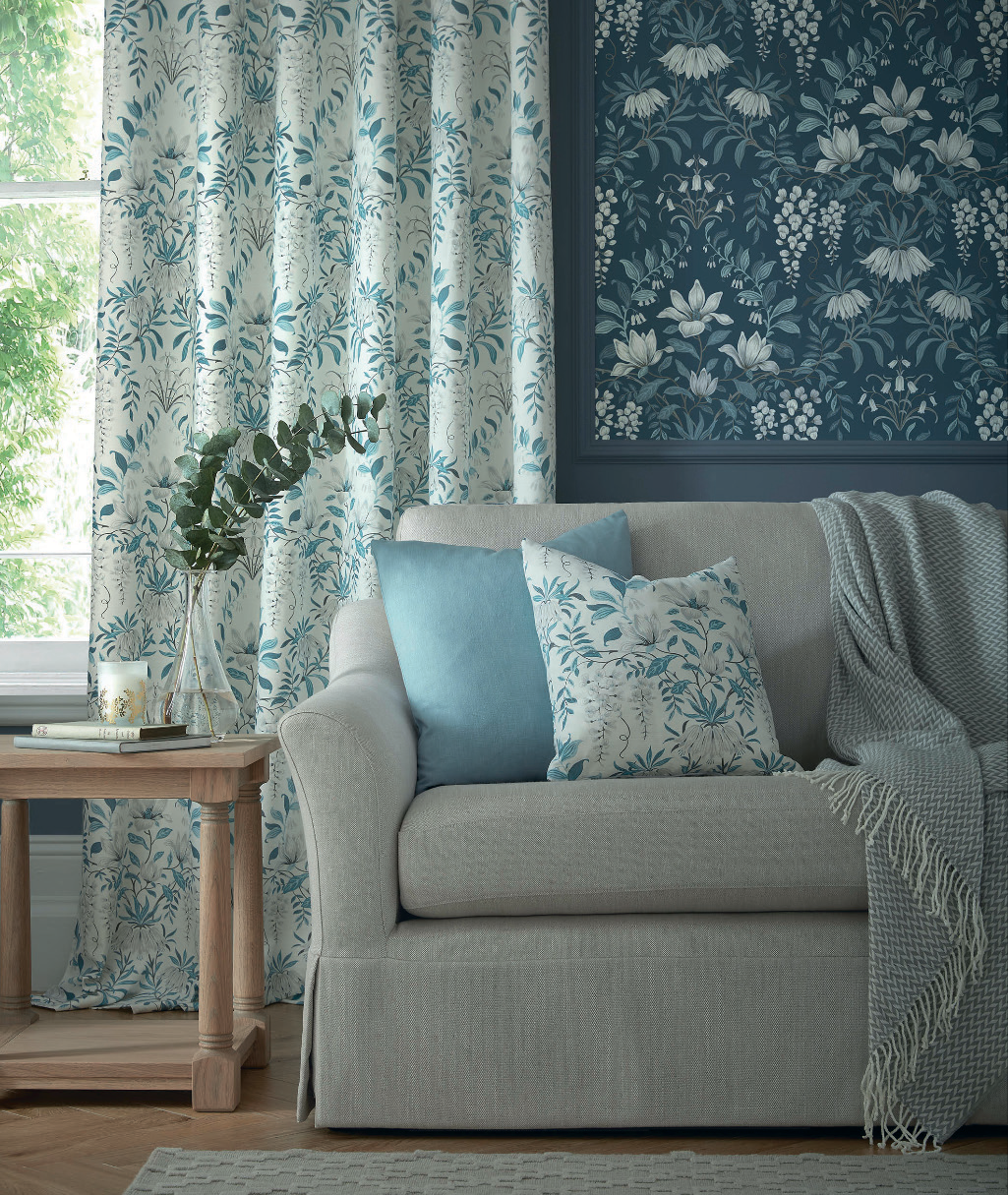 Laura Ashley Gordijnen PARTERRA Offwhite