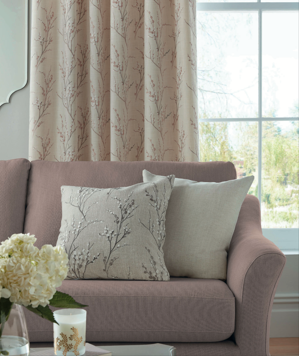 Laura Ashley Gordijnen PUSSYWILLOW Natural