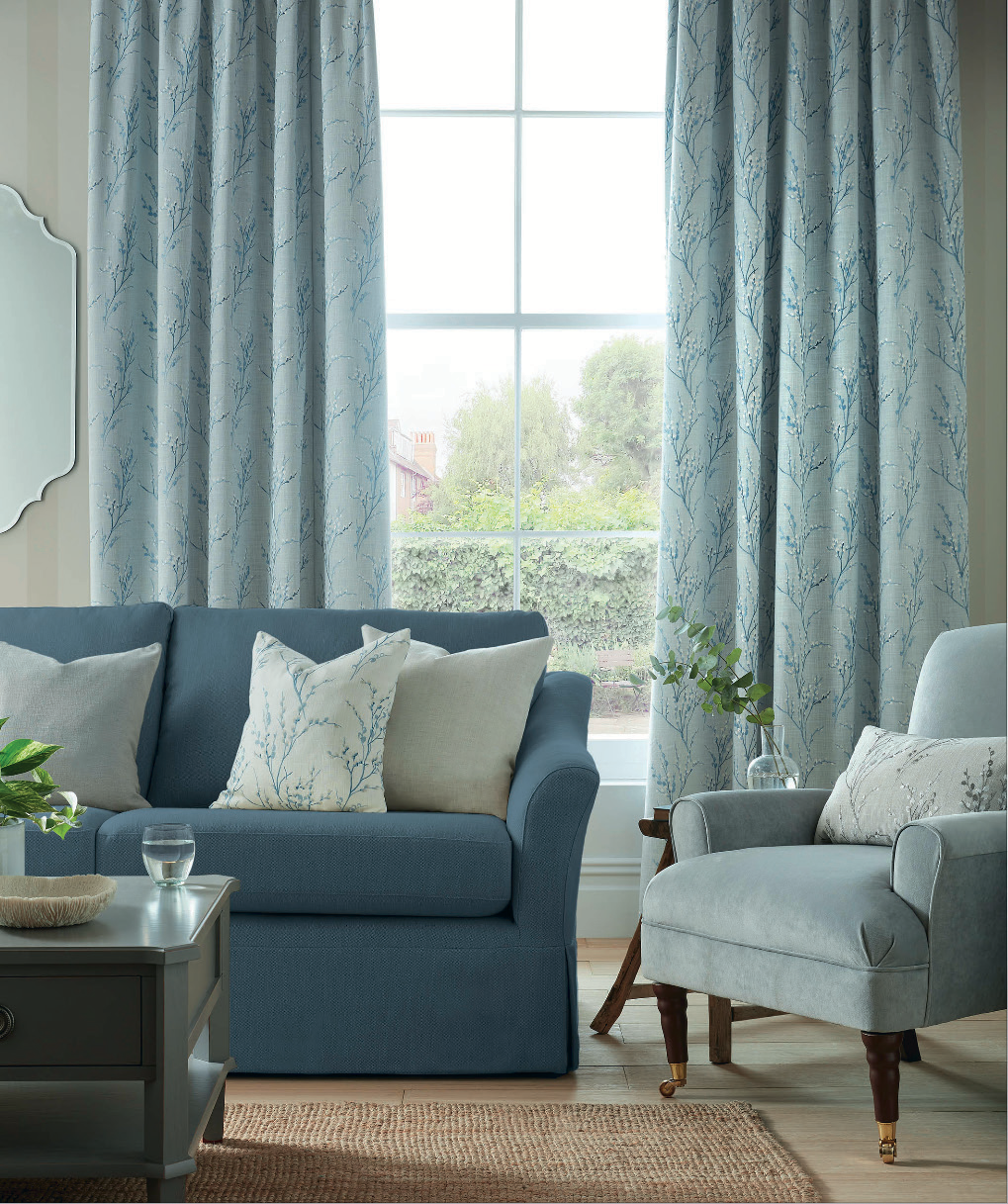 Laura Ashley Gordijnen PUSSYWILLOW Offwhite