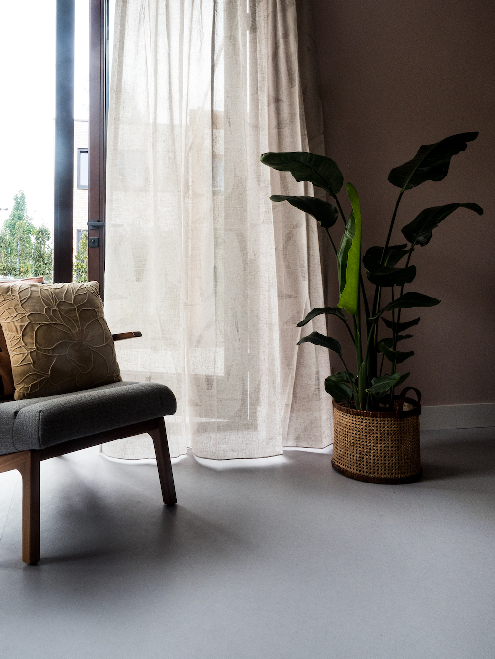 MAZE 63VL Taupe - Lifestyle Interior Gordijnstoffen 1 MAZE 63VL TAUPE 1