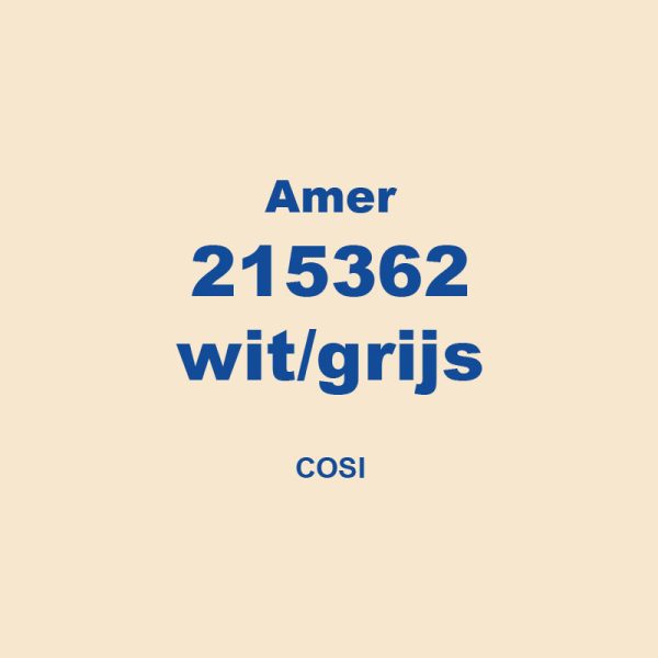 Amer 215362 Wit Grijs Cosi 01