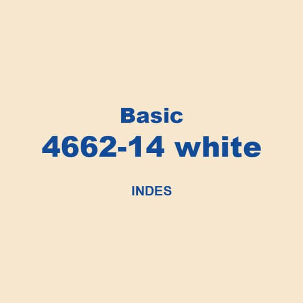 Basic 4662 14 White Indes 01