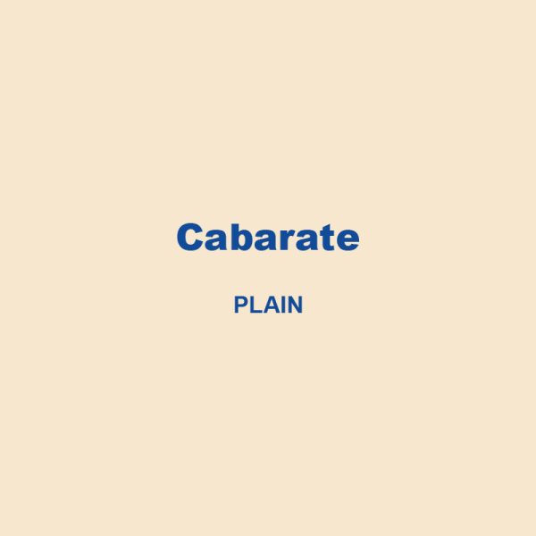 Cabarate Plain