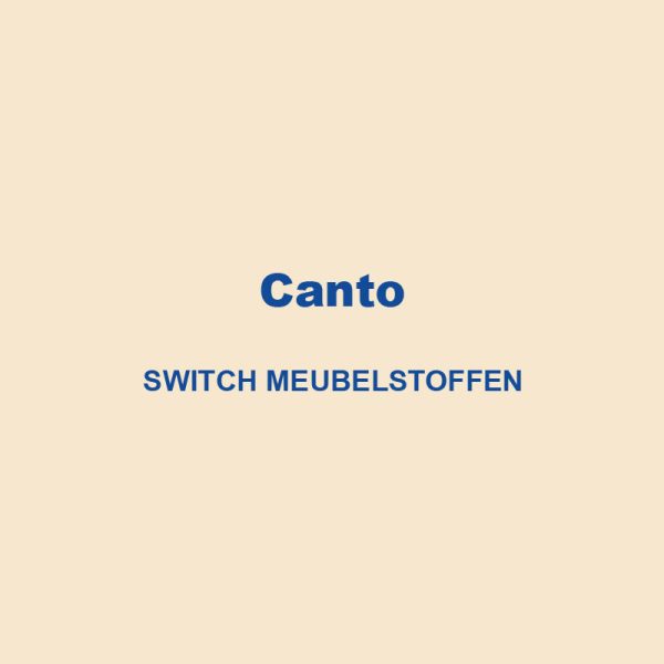 Canto Switch Meubelstoffen