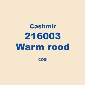 Cashmir 216003 Warm Rood Cosi 01