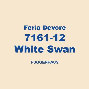 Feria Devore 7161 12 White Swan Fuggerhaus 01