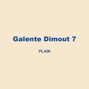 Galente Dimout 7 Plain 01