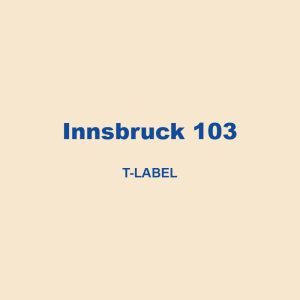 Innsbruck 103 T Label 01