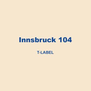 Innsbruck 104 T Label 01
