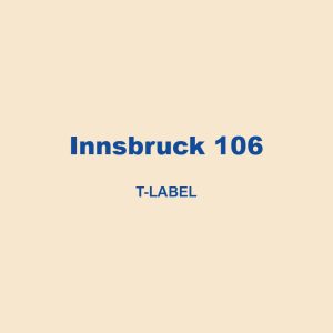 Innsbruck 106 T Label 01