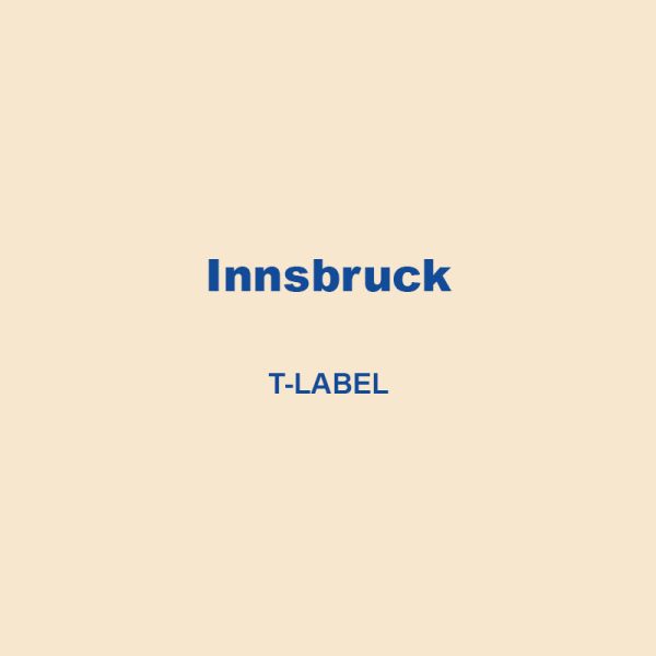 Innsbruck T Label